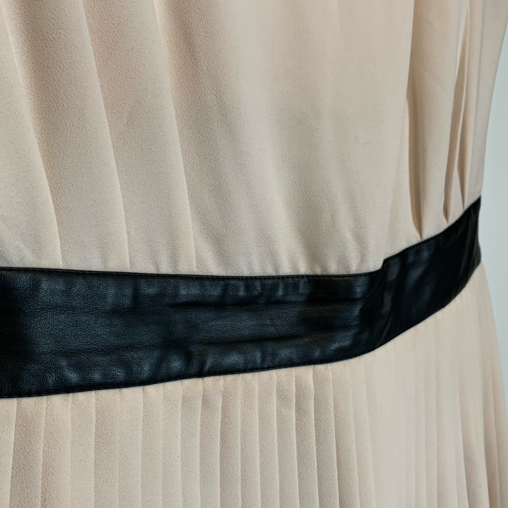 Size 8 BB DAKOTA Pleated Sheer Dress